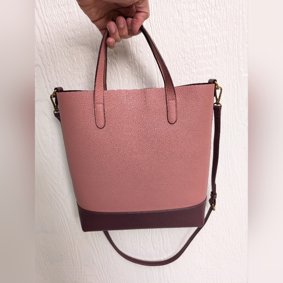 Melrose and Market Pink and Burgundy Tote Bag - Picture 5 of 5